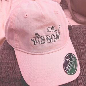 Pastel pink PUMA baseball cap